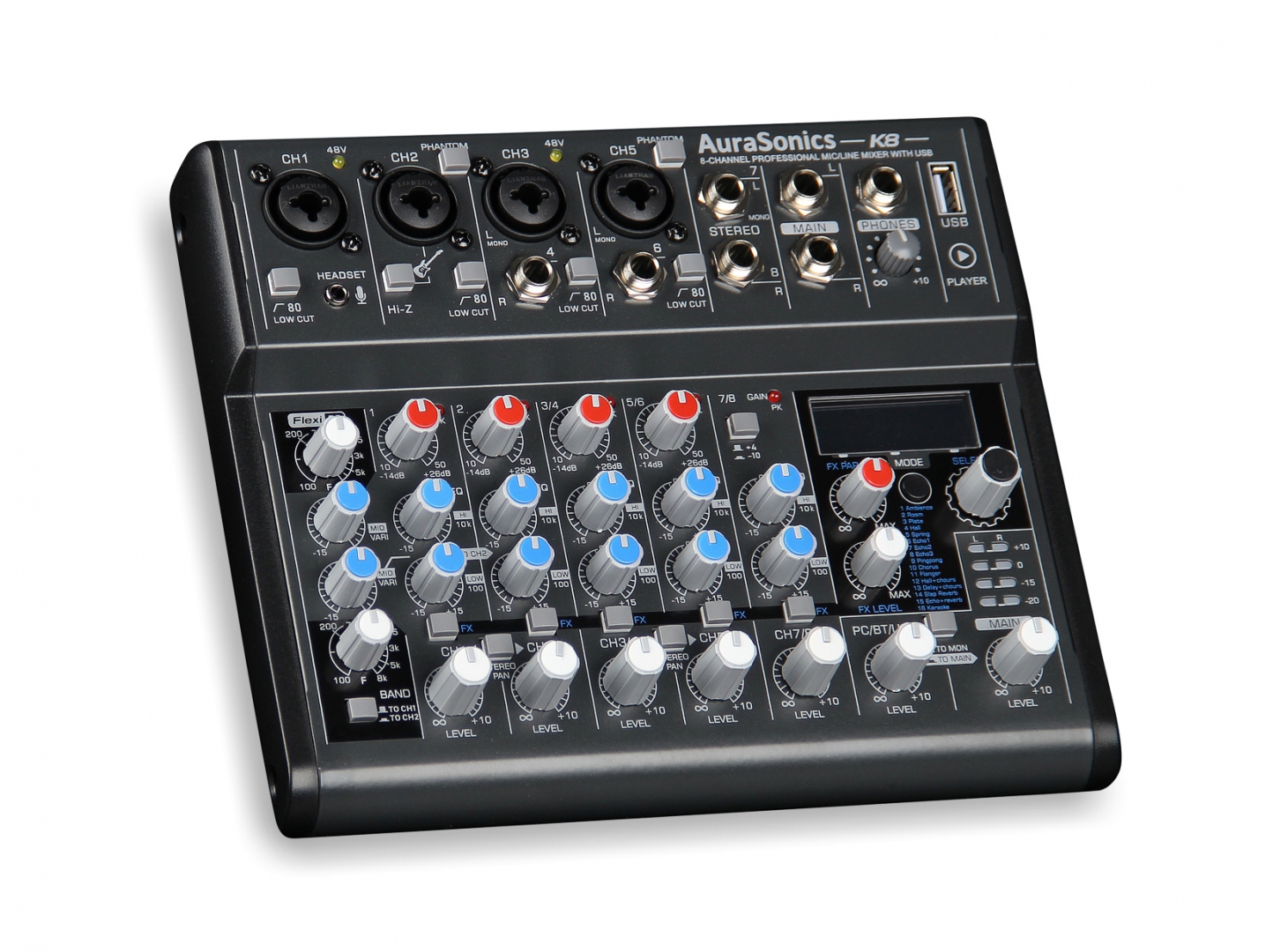 AuraSonics K8 компактный микшерный пульт в Самарской области