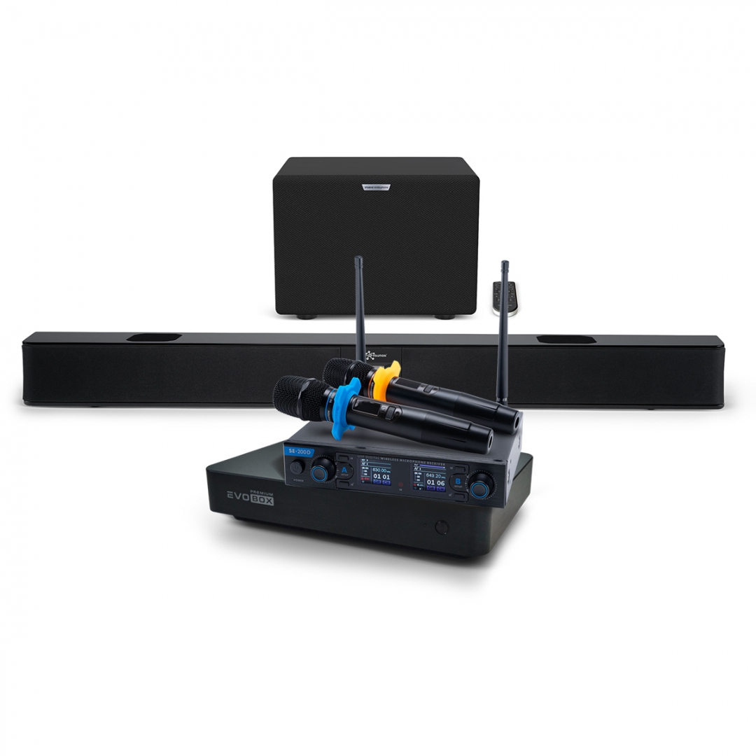 Hi-End караоке-система EVOBOX Premium + EvoSoundBar (саундбар с караоке) в Самарской области