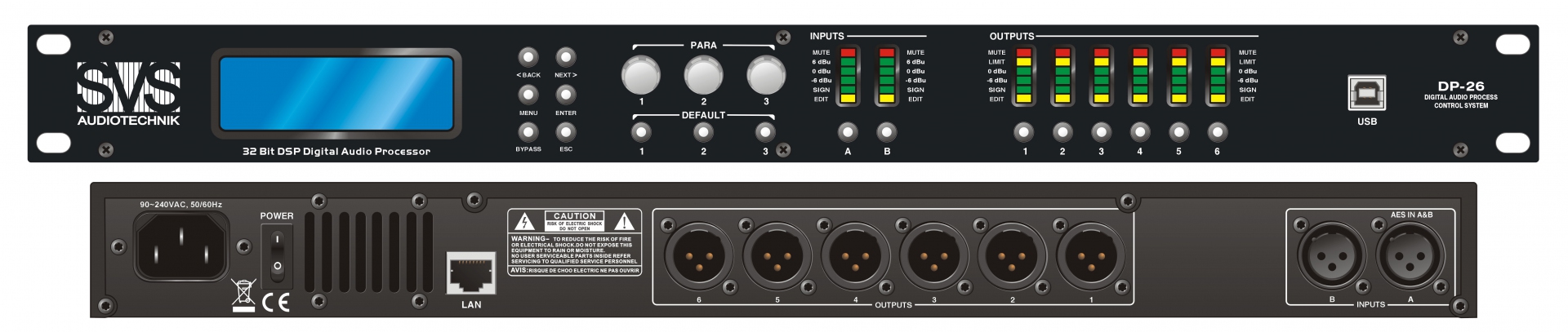 SVS Audiotechnik DP-26 Цифровой процессор: 2 входа 6 выходов в Самарской области