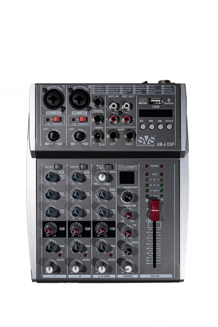 SVS Audiotechnik mixers AM-4 DSP Аналоговый микшерный пульт, 4-канала в Самарской области