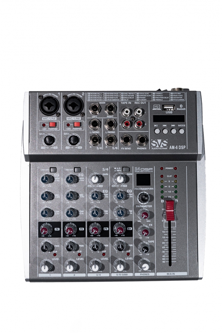 SVS Audiotechnik mixers AM-6 DSP Микшерный пульт аналоговый, 6-канальный SVS Audiotechnik mixers в Самарской области